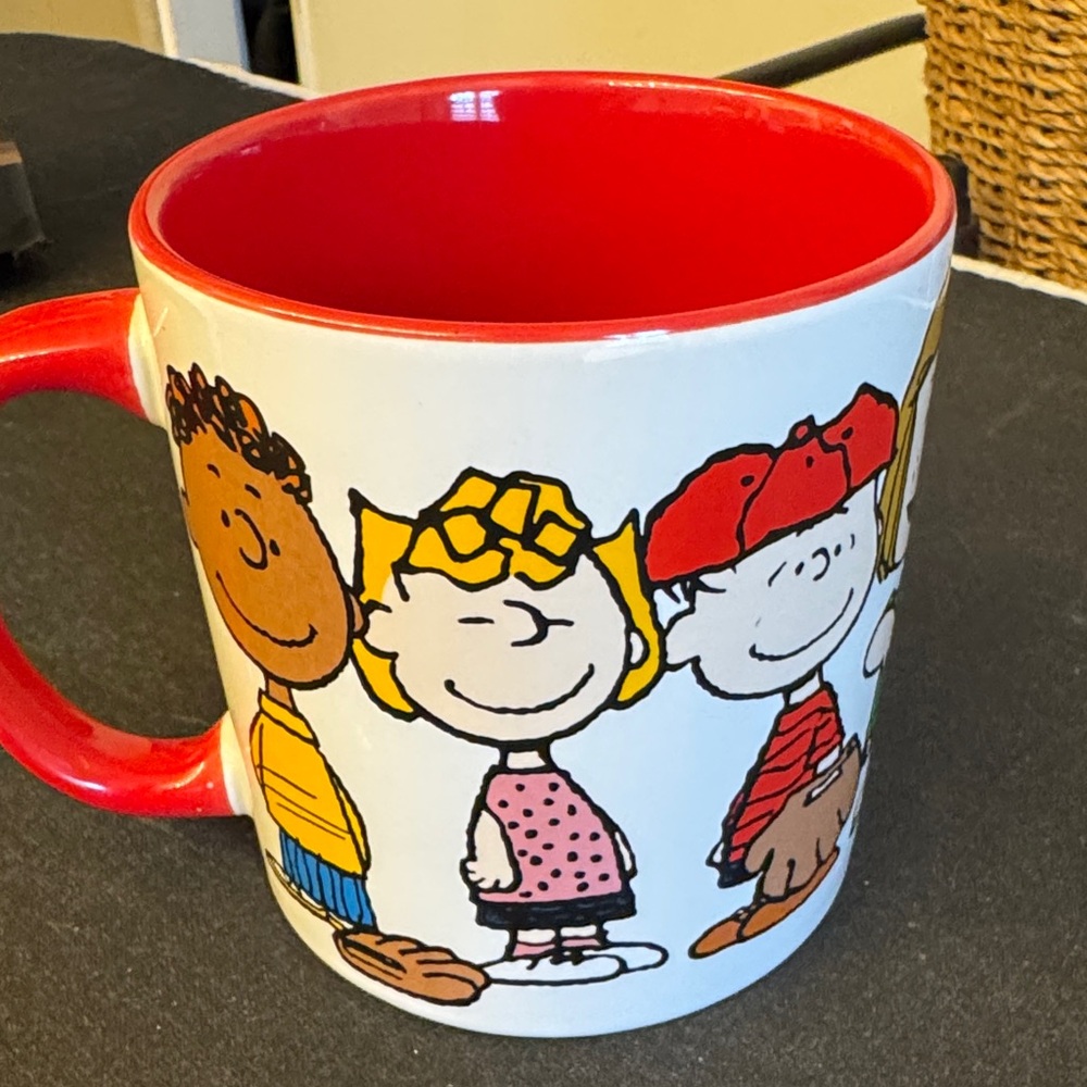 Peanuts Red and White Mug